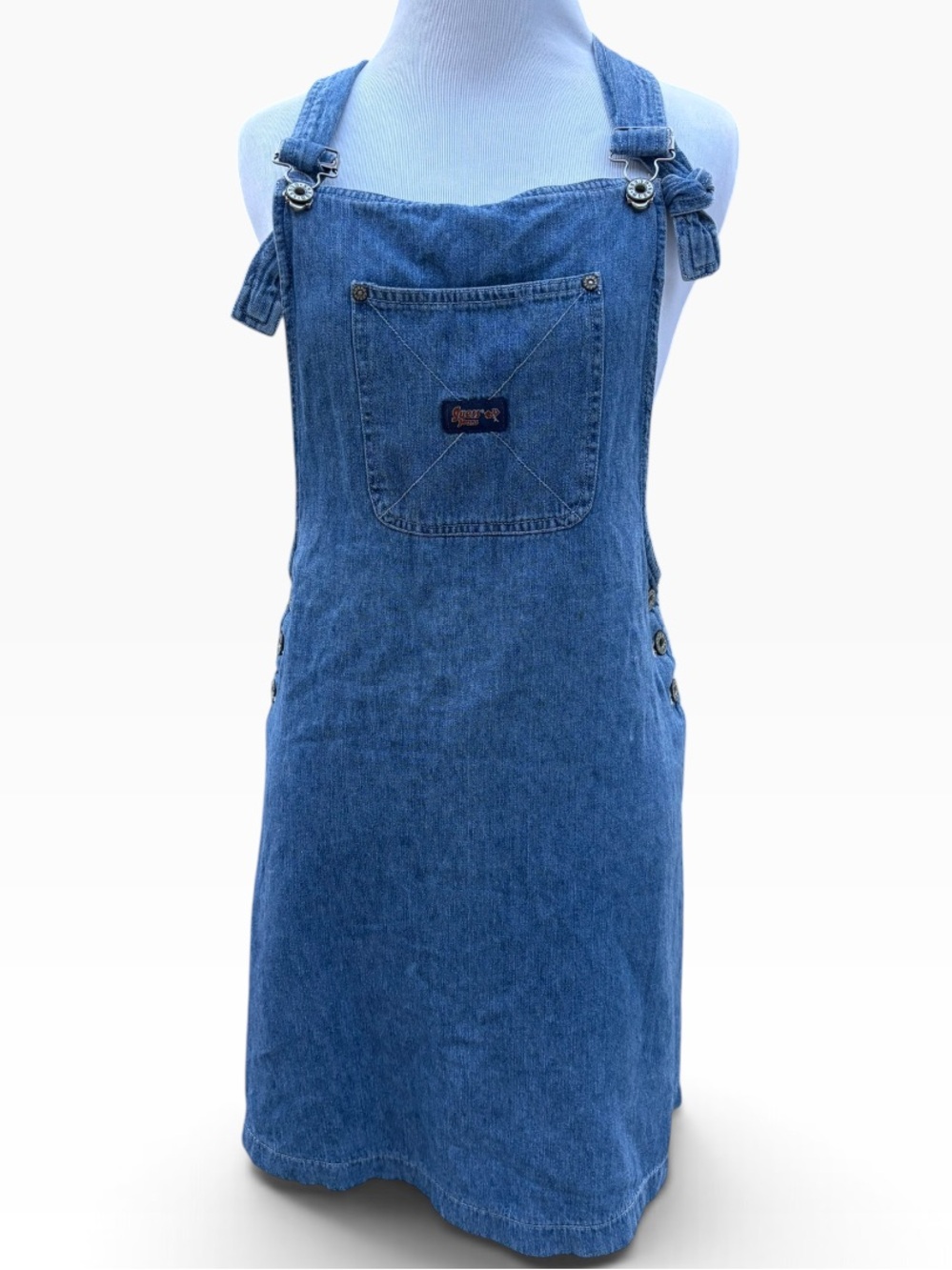 Vintage Guess Denim Overall Dress